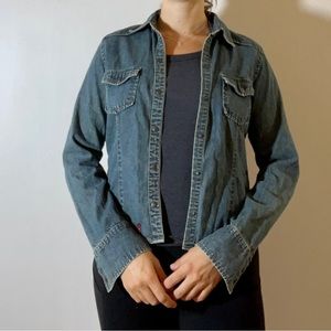 Blue notes denim shirt. Size medium